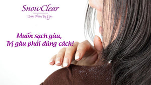 SnowClear - Duoc Pham Tri Gau, Diet Nam, Ngua Da Dau - Treatment of dandruff, seborrheic ermatitis and pruritus on the scalp caused by pityrosporum